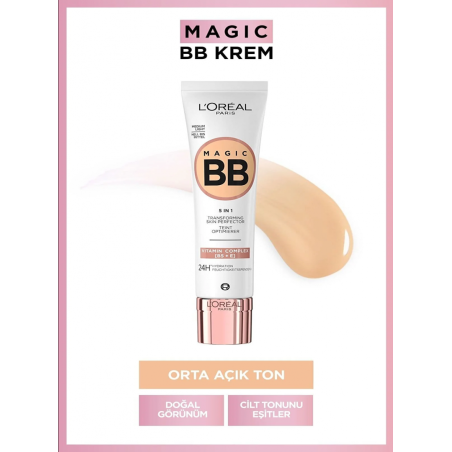 Loreal Paris Magic BB Krem 03 Medium Light 30 ml