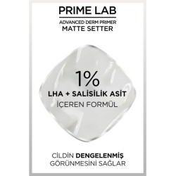 Loreal Paris Prime Lab Matte Setter Matlaştırıcı Salisilik Asit İçeren Primer 30 ml