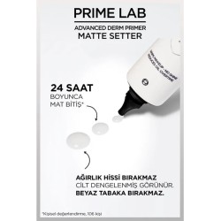 Loreal Paris Prime Lab Matte Setter Matlaştırıcı Salisilik Asit İçeren Primer 30 ml