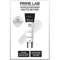 Loreal Paris Prime Lab Matte Setter Matlaştırıcı Salisilik Asit İçeren Primer 30 ml