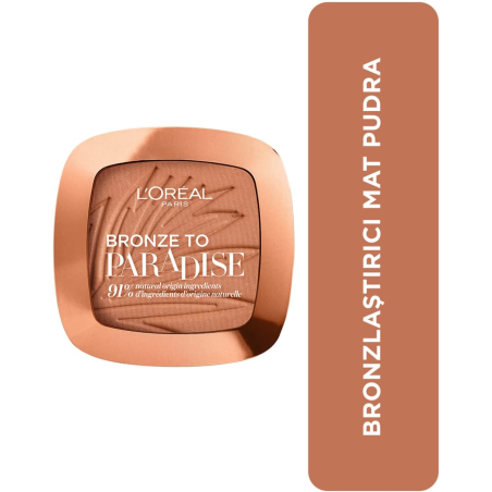 Loreal Paris Bronze to Paradise Mat Bronzlaştırıcı Pudra 02 Baby One More Tan 9gr
