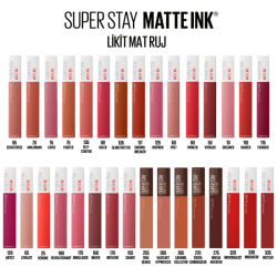Maybelline New York Super Stay Matte Ink Likit Mat Ruj -10 DREAMER