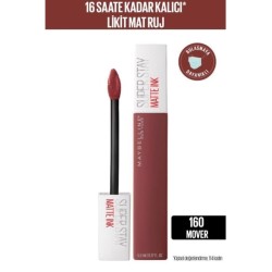 Maybelline New York Super Stay Matte Ink Likit Mat Ruj -Pinks NU 160 MOVER