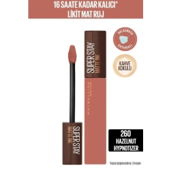 Maybelline New York Super Stay Matte Ink Likit Mat Ruj -Coffee Edition 260 Hazel Hypnotizer