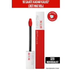 Maybelline New York Super Stay Matte Ink Likit Mat Ruj - 320 Individualist