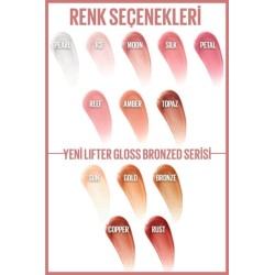 Maybelline New York Lifter Gloss Nemlendirici Dudak Parlatıcısı - 002 ICE 5.4 ml