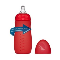 Bebedor Isıya Duyarlı Renk Değiştiren Cam Biberon 260 ml 52302