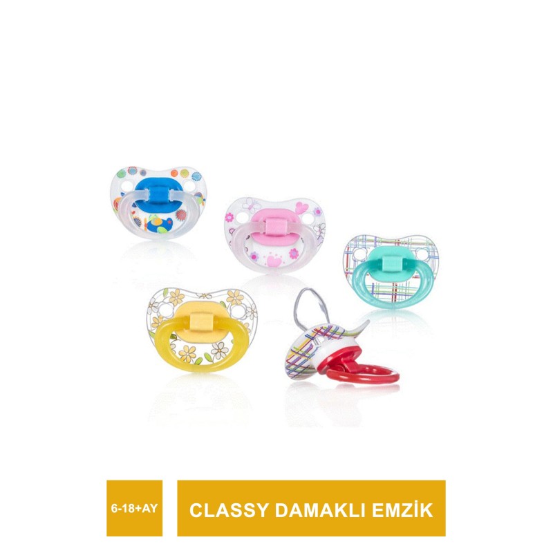 Bebedor Classy Damaklı Emzik No:3 6-18+Ay