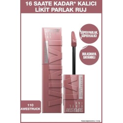 Maybelline New York Super Stay Vinyl Ink Uzun Süre Kalıcı Likit Parlak Ruj - 110