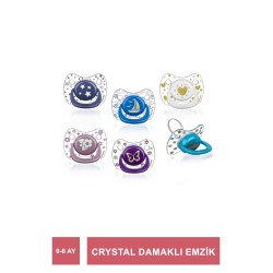 Bebedor Crystal  Damaklı Emzik No:1 0-6 Ay (171)