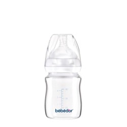 Bebedor Isıya Dayanıklı Cam Biberon 3+Ay 120ml -50301-