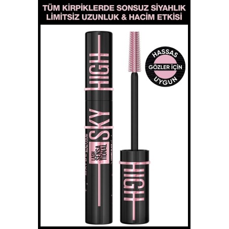 Maybelline New York Lash Sensational Sky High Cosmic Black Maskara 7.2ml