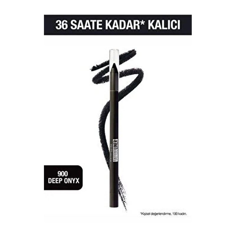 Maybelline New York Tattoo Liner Jel Göz Kalemi - 900 Deep Onyx (Siyah)
