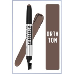 Maybelline New York Tattoo Brow Lift Kaş Kalemi- 03 Medium Brown (Orta Ton)