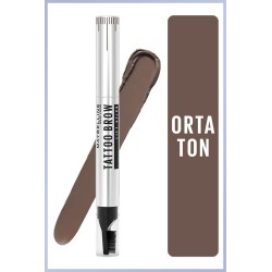 Maybelline New York Tattoo Brow Lift Kaş Kalemi- 03 Medium Brown (Orta Ton)