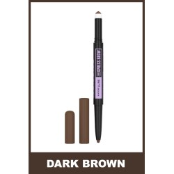 Maybelline New York Express Brow Satin Duo Çift Taraflı Kaş Kalemi - 04 Koyu Ton