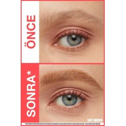 Maybelline New York Build a Brow 2in1 Kaş Kalemi ve Jeli Soft Brown - 255