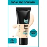Maybelline New York Fit Me Matte+Poreless Fondöten - 100 Warm Ivory 30 ml