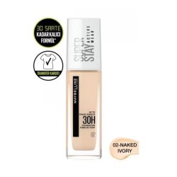 Maybelline New York Superstay Active Wear Fondöten- 02 Naked Ivory 30 ml