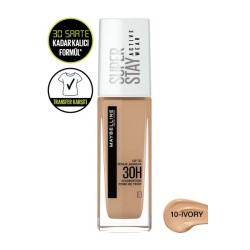 Maybelline New York Superstay Active Wear Fondöten- 10 Ivory 30ml