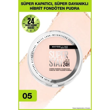 Maybelline New York Superstay Hibrit Pudra-Fondöten - 05 9gr
