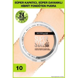 Maybelline New York Superstay Hibrit Pudra-Fondöten - 10 9gr
