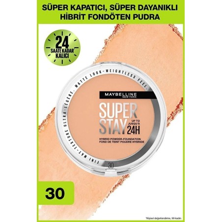 Maybelline New York Superstay Hibrit Pudra-Fondöten - 30 9gr