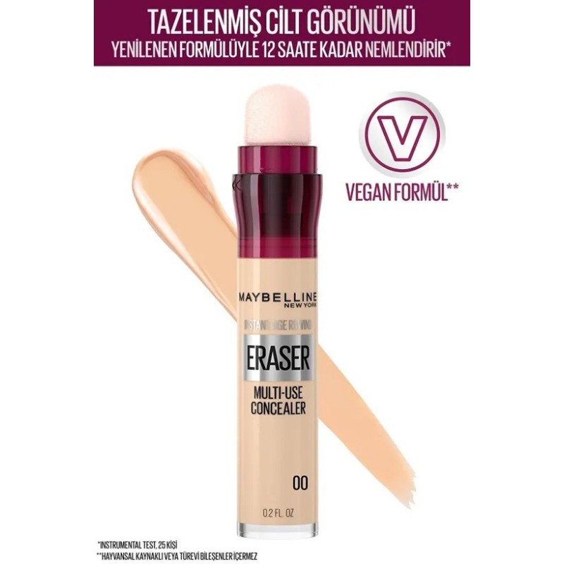 Maybelline New York Instant Anti Age Eraser Kapatıcı - 00 Ivory 6,8 ml