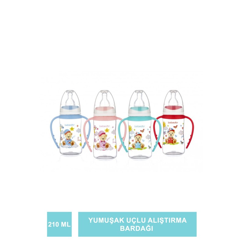 Bebedor Yumuşak Uçlu Silikon Su Oluklu Bardak 210 ml -503 Bebedor Yumuşak Uçlu Silikon Su Oluklu Bardak 210 ml -503