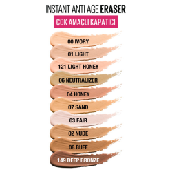 Maybelline New York Instant Anti Age Eraser Kapatıcı - 121 Light Honey 6,8 ml