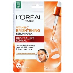 Loreal Paris Revitalift Clinical Anında Aydınlatıcı C Vitamini Serum Etkili Maske 1 Adet