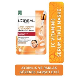 Loreal Paris Revitalift Clinical Anında Aydınlatıcı C Vitamini Serum Etkili Maske 1 Adet