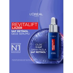 Loreal Paris Revitalift Lazer Saf Retinol Gece Serum 30 ml