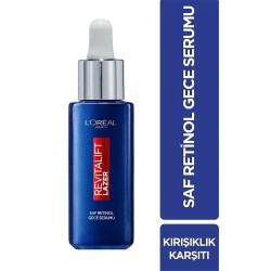 Loreal Paris Revitalift Lazer Saf Retinol Gece Serum 30 ml