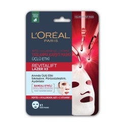 Loreal Paris Revitalift Yaşlanma Karşıtı Lazer Maske 1 Adet