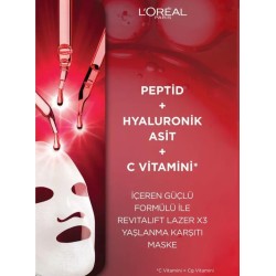 Loreal Paris Revitalift Yaşlanma Karşıtı Lazer Maske 1 Adet