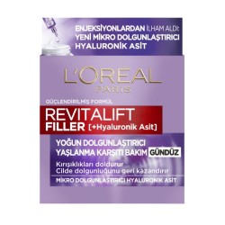 Loreal Paris Revitalift Filler Dolgunlaştırıcı Yaşlanma Karşıtı Gündüz Bakım Kremi 50 ml