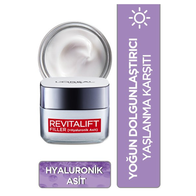 Loreal Paris Revitalift Filler Dolgunlaştırıcı Yaşlanma Karşıtı Gündüz Bakım Kremi 50 ml