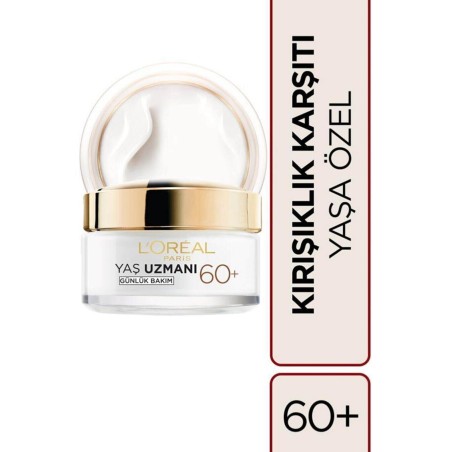 Loreal Paris Yaş Uzmanı 60+ Besleyici Gündüz Bakım Kremi SPf20 50 ml