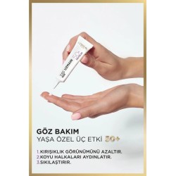 Loreal Paris Yaş Uzmanı 50+ Yenileyici Göz Bakım Kremi 15ml