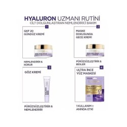 L'Oreal Paris Hyaluron Uzmanı Nemlendirici Gündüz Kremi Spf20  50 ml