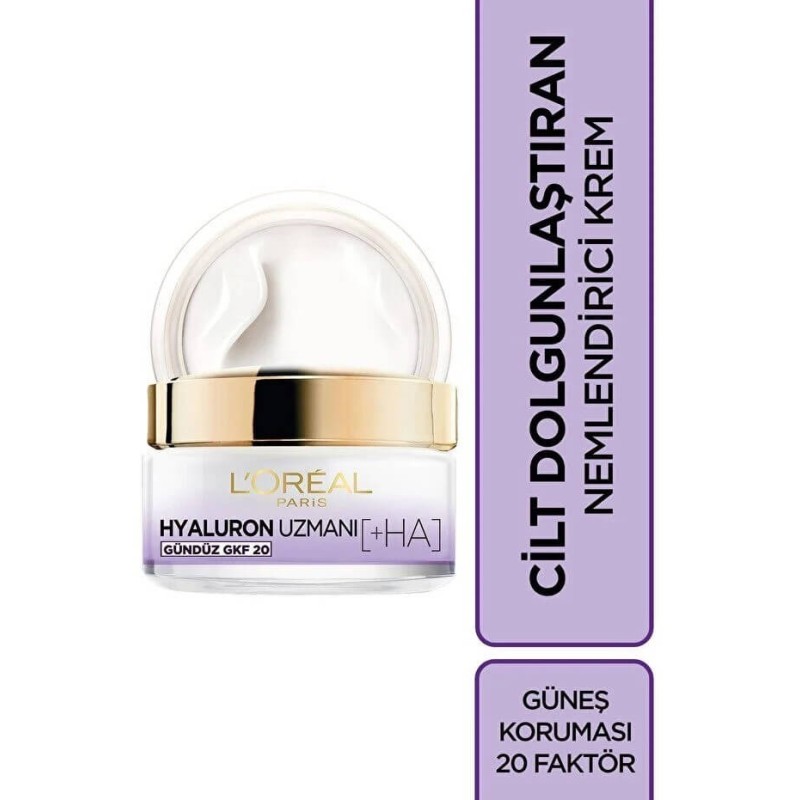 Loreal Paris Hyaluron Uzmanı Nemlendirici Gündüz Kremi Spf20  50 ml