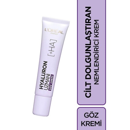 Loreal Paris Hyaluron Uzmanı Nemlendirici Göz Kremi 15ml