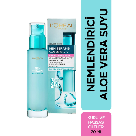 Loreal Paris Nem Terapisi Aloe Vera Suyu ( Normalden Kuruya Ciltler ) 70 ml