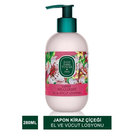 Eyüp Sabri Tuncer Japon Kiraz Çiçeği El ve Vücut Losyonu 280 ml
