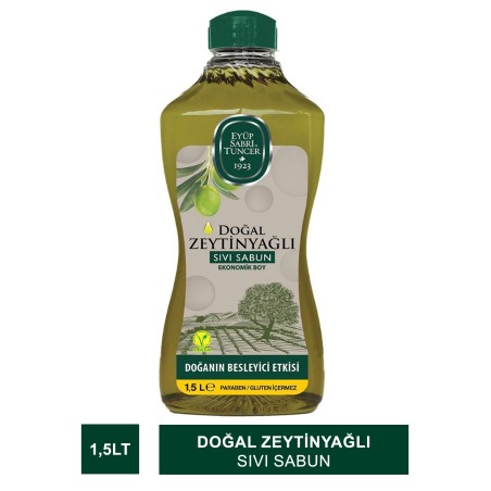 Eyüp Sabri Tuncer Doğal Zeytinyağlı Sıvı Sabun 1,5 lt