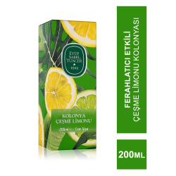 Eyüp Sabri Tuncer Çeşme Limonu Kolonya Cam Şişe 200 ml