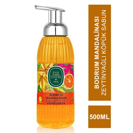 Eyüp Sabri Tuncer Bodrum Mandalinası Doğal Zeytinyağlı Köpük Sabun 500 ml