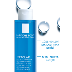 La Roche Posay Effaclar Mikro Soyucu Tonik Yağlı/Akneye Eğilim Gösteren Ciltler Ciltler Gözenek Sıkılaştırıcı 200 ml
