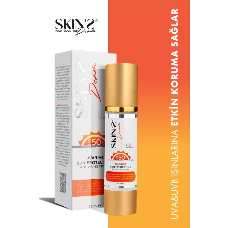 Skins Derm Spf50+ Sun Protection Angi Aging Cream 50 ml